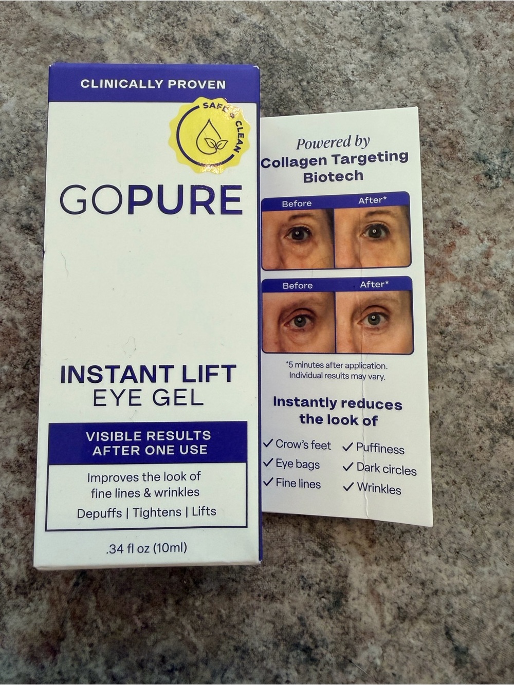 GoPure Instant Lift Eye Gel